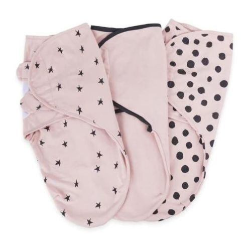 Ely's & Co. Adjustable Swaddle Blankets 3 Pack