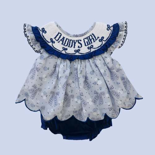 Brooklyn’s Bows Daddy’s Girl Diaper Set