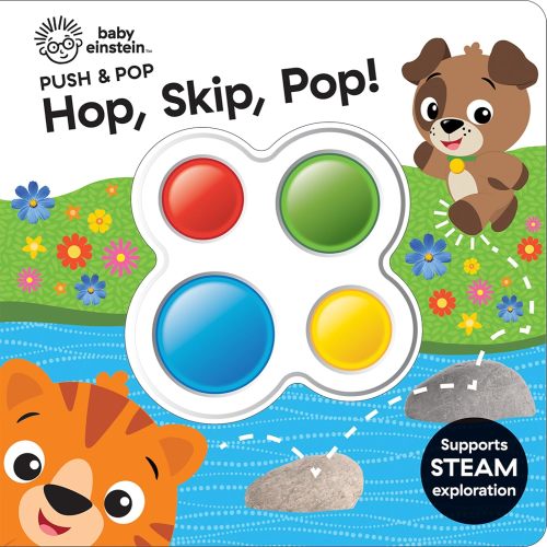 Baby Einstein - Hop, Skip, Pop! Push & Pop - Tactile Fidget Toy Play - PI Kids