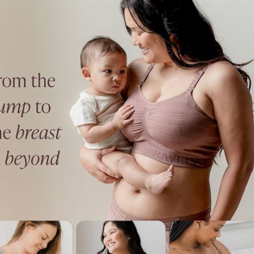 Kindred Bravely Sublime Pumping Bra Hands Free, Adjustable Pumping & Nursing Bra with EasyClip for All Breast Pumps