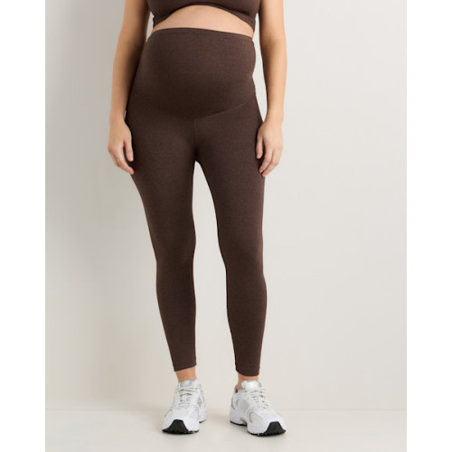 Ultra-Soft Maternity Legging - 28" - Maternity in Heather Black