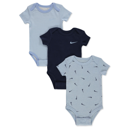 Nike Baby Boys' 3-Pack Bodysuits