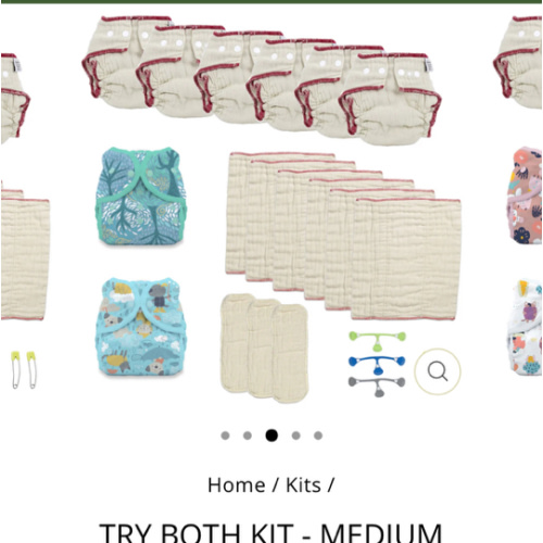 Try Both Cloth Diaper Kit size medium