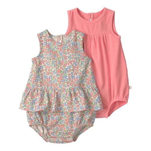 little planet by carter's unisex-baby Organic Cotton Gauze Shortall