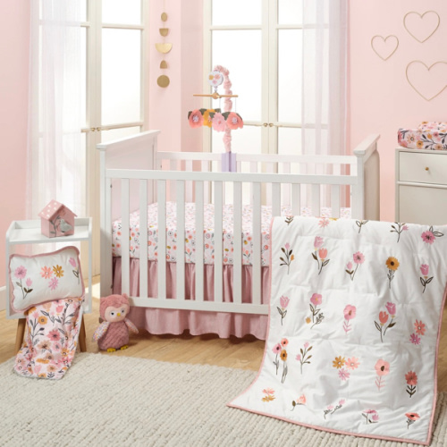 Little Garden 3-Piece Crib Bedding Set