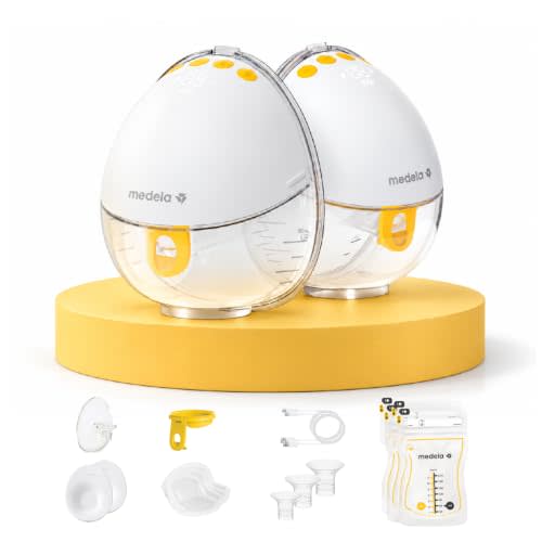 Medela Motion InBra Wearable Electric Hands Free Breast Pump | Fully In-Bra, Hands-Free, Comfort Fit, BPA-Free, 5 oz Cups, USB Rechargeable, Quiet and Discreet
