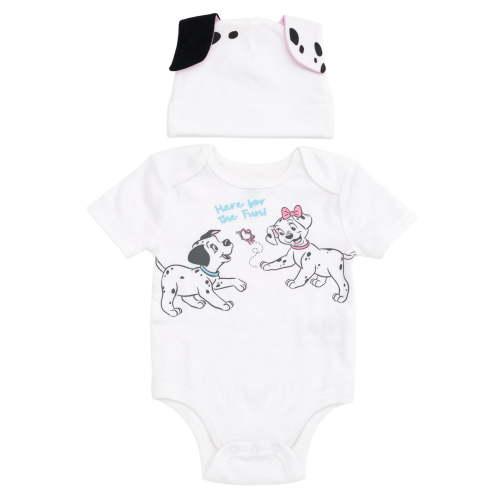 Disney 101 Dalmatians Lucky Penny Cosplay Bodysuit and Hat Set Newborn to Infant