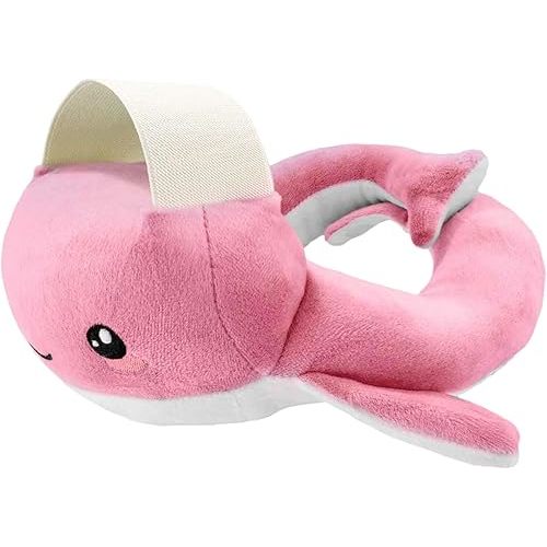 Bottle Feeding Pillow, Bottle Holder for Breastfeeding Comfort, Arm & Wrist Relief for Mom, Adjustable & Machine-Washable (Pink)