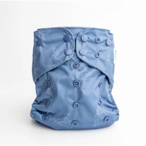 Animals and Insects: Essentials Pocket Cloth Diaper with Athletic Wicking Jersey, Grows with your Baby