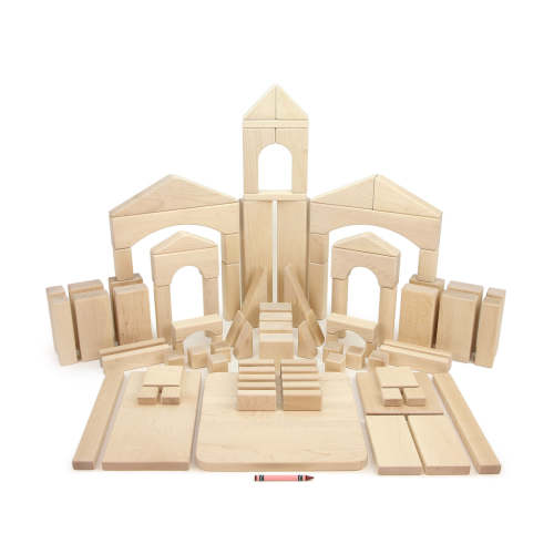 90 pc. Deluxe Set Maple Building Blocks