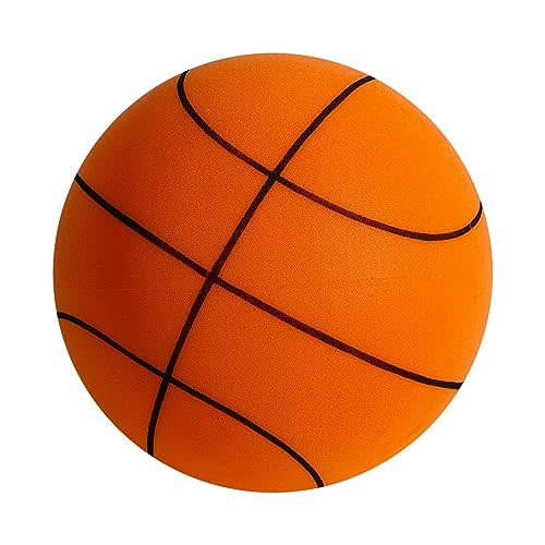 Silent Basketball - Indoor Quiet Training Ball, High-Density Foam, Low Noise, Highly Elastic, Easy to Grip