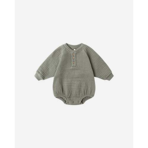 Henley Bubble Romper || Forest – Quincy Mae