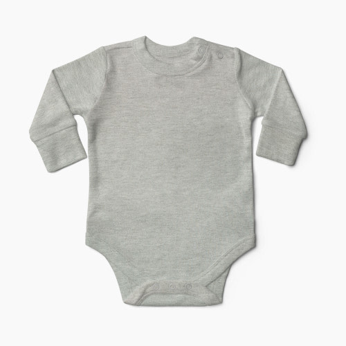 Goumi Kids x Babylist Long Sleeve Bodysuit - Pebble, 6-12 M