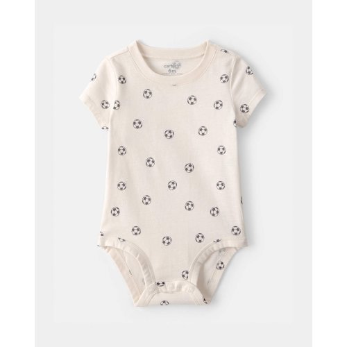 Baby Soccer Graphic Bodysuit - Ivory | Carter's