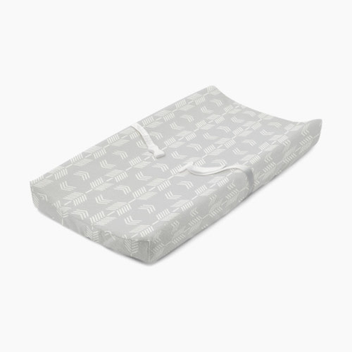 Summer Ultra Plush Changing Pad Cover - Grey Arrows