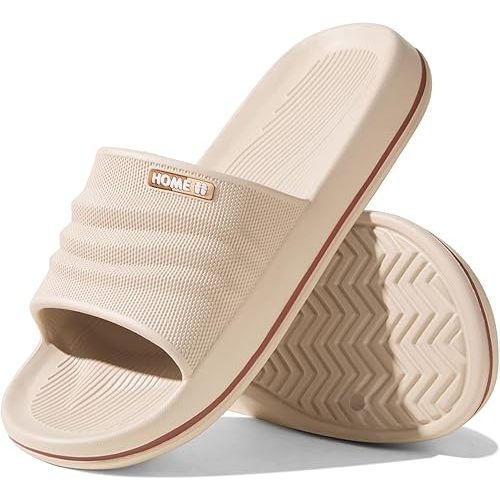 Mens Bathroom Slides Comfort Shower Slippers Indoor Home Beach Non Slip Sandals