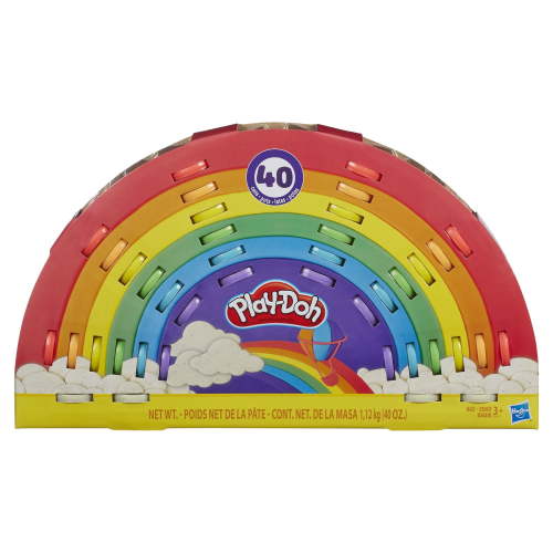 Play-Doh Ultimate Rainbow 40 Pack of 1-Ounce Cans, Classroom Supplies, Toys & Party Favors, 3+