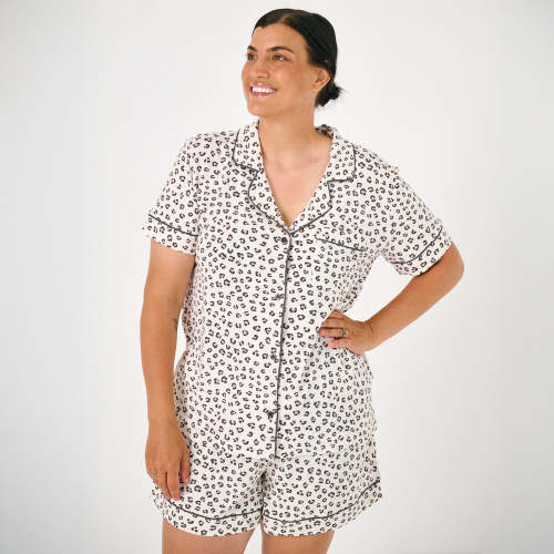 Luxe Leopard Women's Pajama Set | Little Sleepies