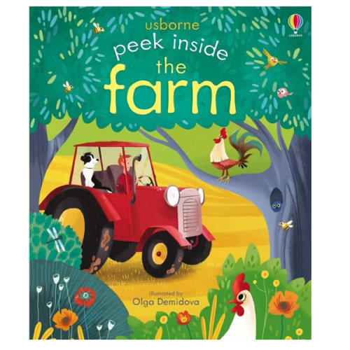 Peek Inside the Farm: An Engaging Lift-the-Flap Book About Farm Animals and Vegetables for Children (Ages 3-5)