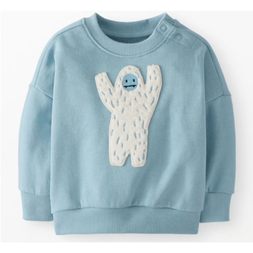 Baby Holiday French Terry Sweatshirt | Hanna Andersson