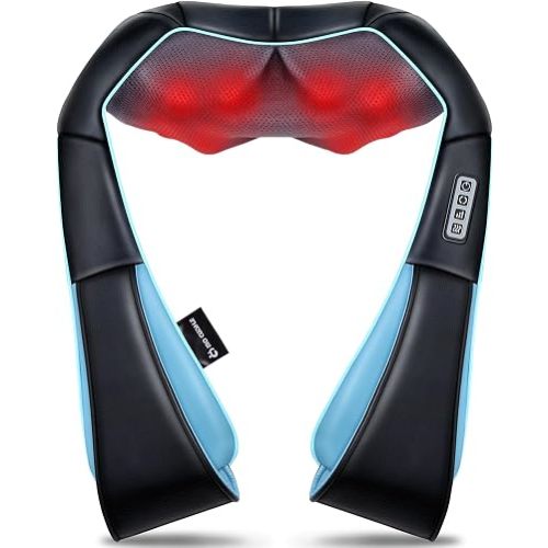 Mo Cuishle Women Men Gifts, Shiatsu Back Shoulder & Neck Massager with Heat