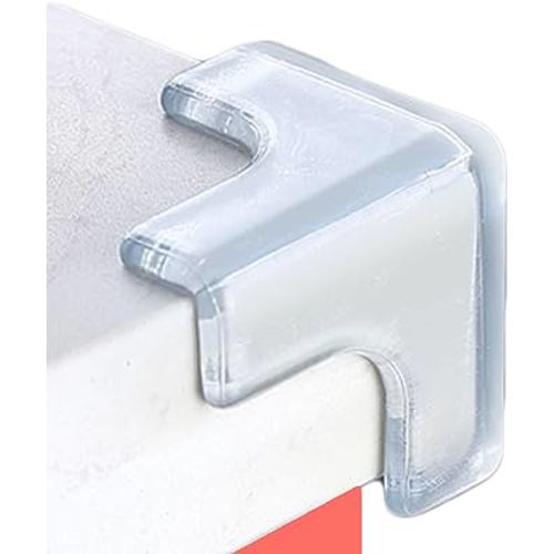 4Pcs Large(Length: 1.7inch) Silicone Corner Protector Baby Proofing,Table Corner Protectors for Baby,Strong Adhesive T Shaped Baby Head Protector Table Corner Protectors for Furniture