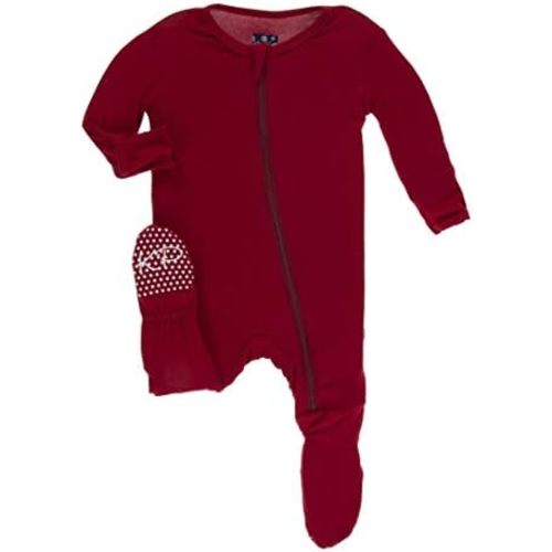 KicKee Pants for Little Boys Solid - Printed Footie with Zipper