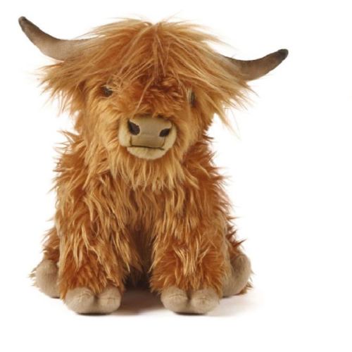 Large Highland Cow with Sound Plush Toy by Living Nature | Barnes & Noble®