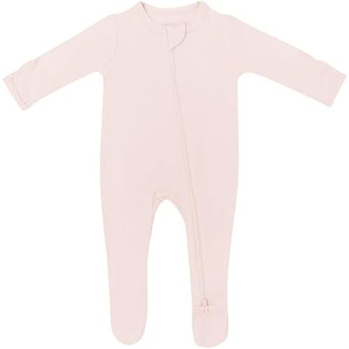 KYTE BABY Unisex Zipper Closure Footies, Rayon Made From Bamboo, 0-24 Months