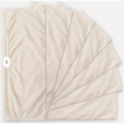 2-4-2 Bamboo Prefold Insert 7 Pack with Snaps