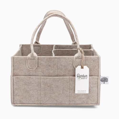 Parker Baby Co. Diaper Caddy - Oatmeal, Regular