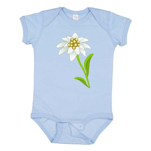 Inktastic Edelweiss Flower Boys or Girls Baby Bodysuit