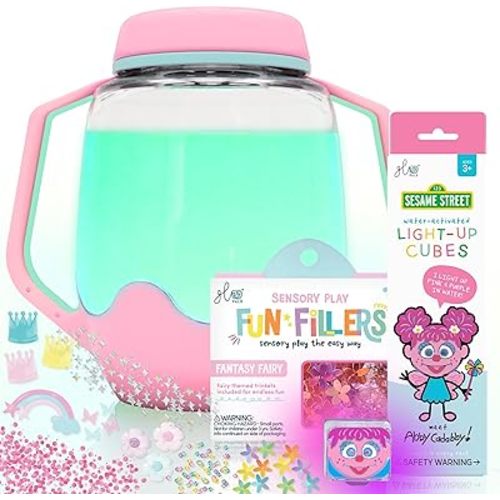 Glo Pals Play Pack Bundle, Jar, Light Up Cubes & Fillers, Abby Cadabby