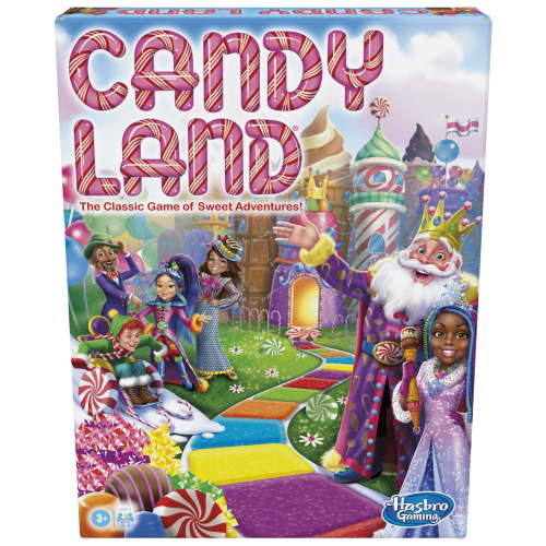 Candy Land Preschool Board Game, No Reading Required For Young Children