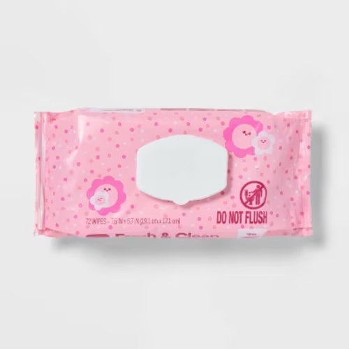 Fresh & Clean Scented  Baby Wipes - 72ct - up&up™