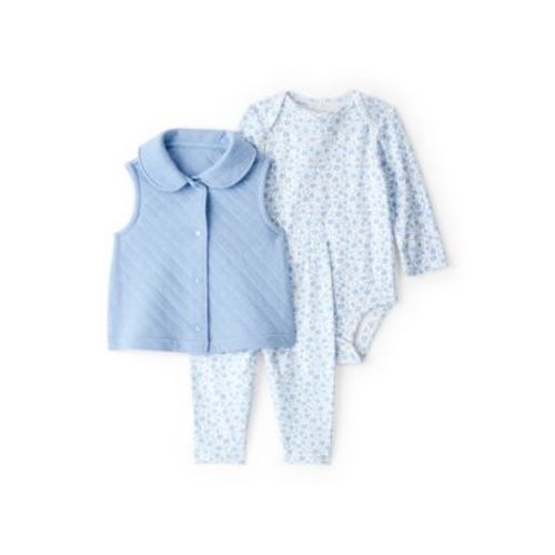 Baby Girls 3PC Vest Set