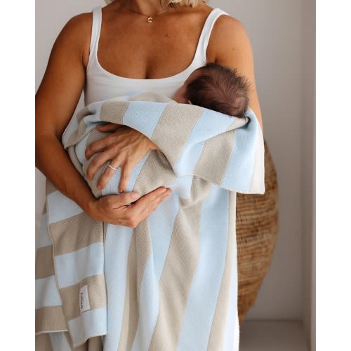 Knit Blanket - Tallow