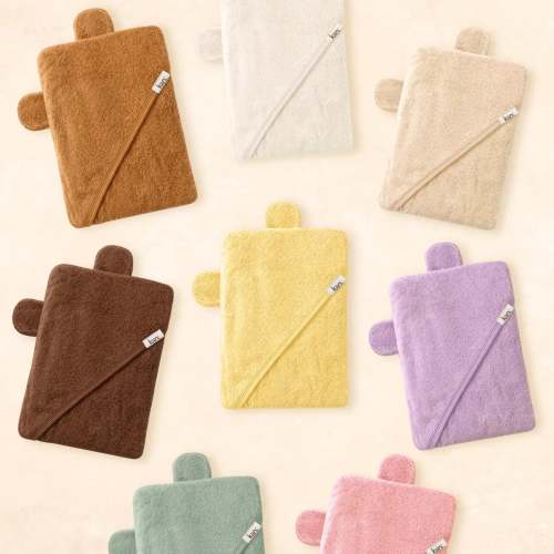 Hooded Bamboo Towel | Assorted Colours | Kiin