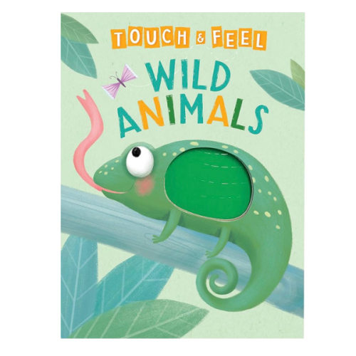 Wild Animals: A Touch and Feel Book - Children's Board Book - Educational