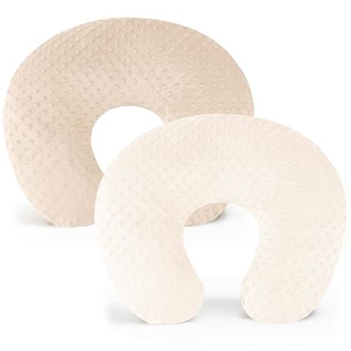 Konssy 2 Pack Nursing Pillow Covers, Soft Covers for Breastfeeding Pillows