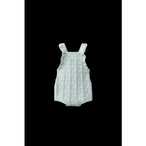 LINEN BLEND KNIT ROMPER - Pastel green | ZARA United States