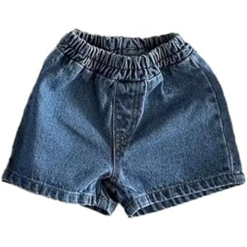 Toddler Kids Boys Denim Shorts Elastic Waist Wide Leg Jean Shorts Summer