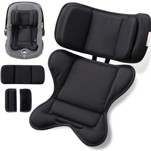 Infant Car seat Insert, for Preemie Newborn Infant, Black