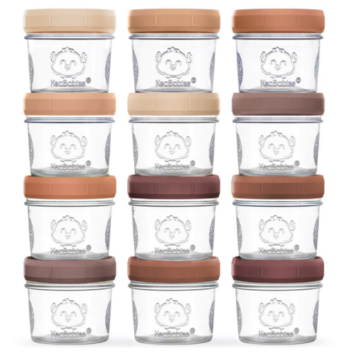 Prep Jars Baby Food Storage Glass Containers