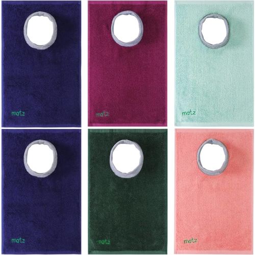 Matz Mini Terry Towel Slip On Baby Bibs | Full Coverage | Ultra Absorbent 100% Cotton | Pullover For Babies And Toddlers | Feeding Drooling And Teething | Unisex Baby Bib With Soft Ribbed Neck