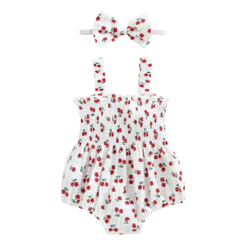 SUNNY DAYS Romper with Headband - Hazel & Bo