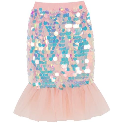 Toddler Mermaid Skirt Girls Sparkle Sequin Tail