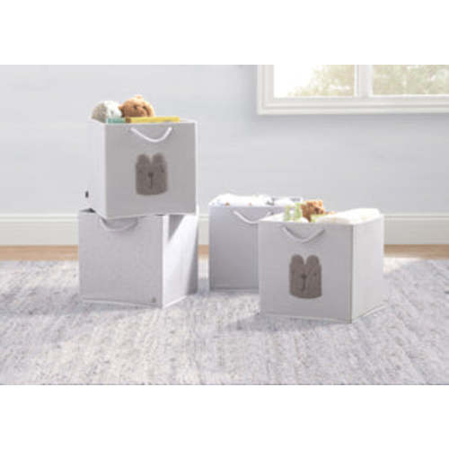 babyGap 4-Pack Brannan Bear Fabric Storage Bins with Handles