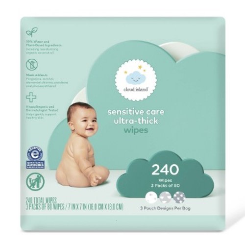 baby Wipes - 240ct - Cloud Island™