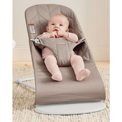 BabyBjörn Bouncer Bliss

Color: Sand gray
Style: Woven, Petal quilt